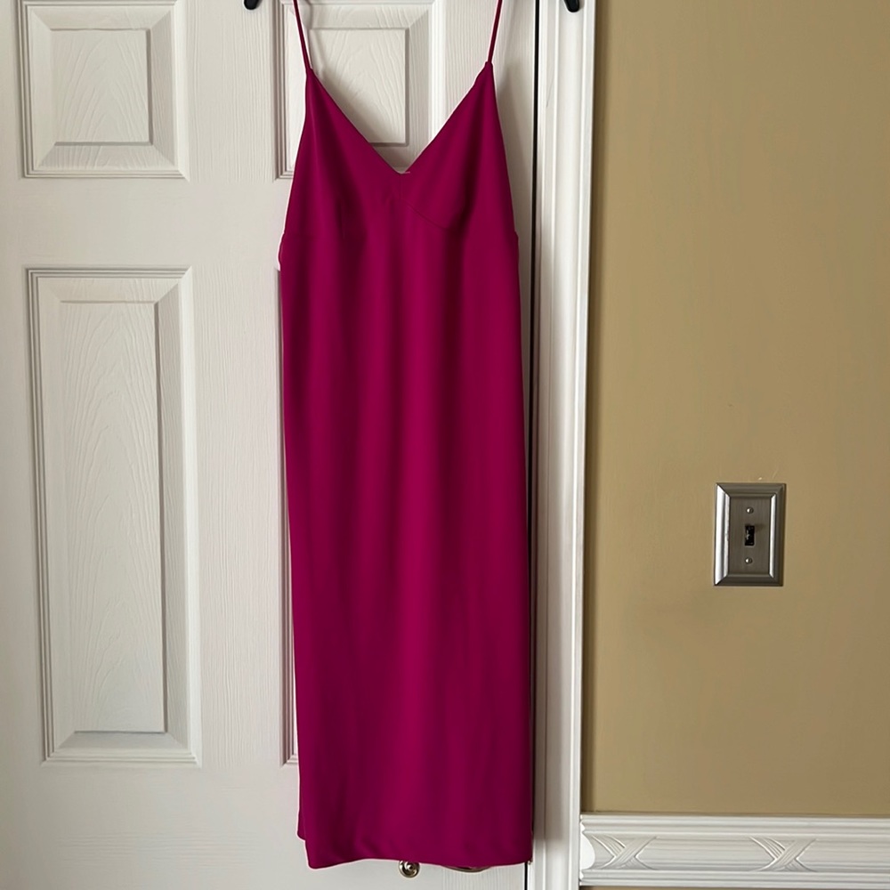 Banana republic dark pink dress